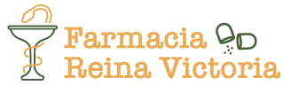 Ir a página principal. Logotipo tienda La Farmacia Reina Victoria.