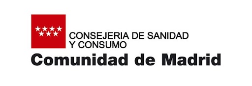 Logo de la consergeria de sanidad y consumo de madrid